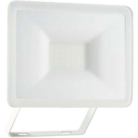 LED Flutlichtstrahler Aluminium Sicherheitsglas, Weiß, 20 Watt,  IP54