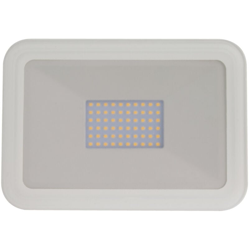 LED-Flutlichtstrahler 50W 120lm/W IP65 Slim Glas Weiss Kaltes Weiß 6000K - 6500K