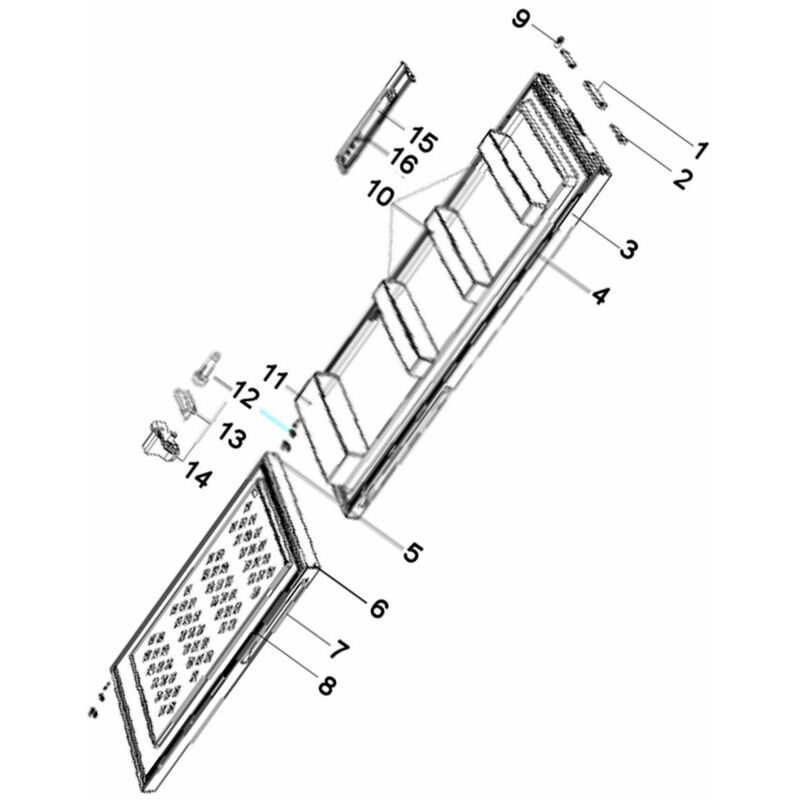 Led (codice di riferimento 15) - Frigorifero