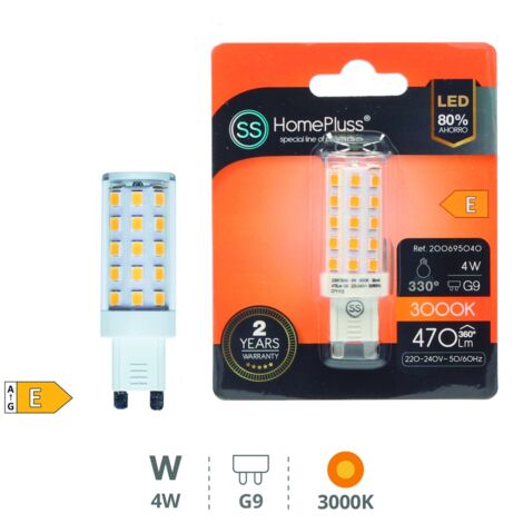 Lot De 10 Ampoules LED G9 5W - Blanc Chaud Ou Froid, Culot G9, SMD 2835, 220V - Neuf, Garantie 3 Ans