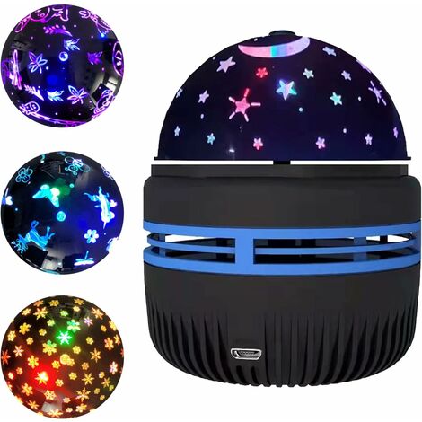 LED Galaxy Star Light Lampe de projecteur pour chambre d'enfant Mini Star Night Light pivotant à 360 °