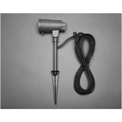LED Garten Baumstrahler ANDRIA mit Erdspieß, 12V Trafo & 10mtr. Kabel, 27cm hoch