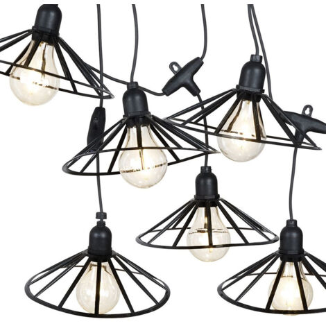 LED Gartengirlande 5,5 m 6 Stk.