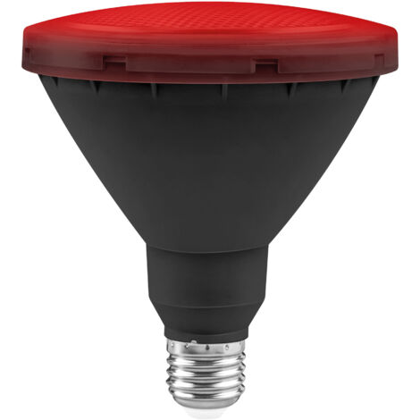 LED-Gartenlampe Par38 IP65 Matel E27 15W Rot