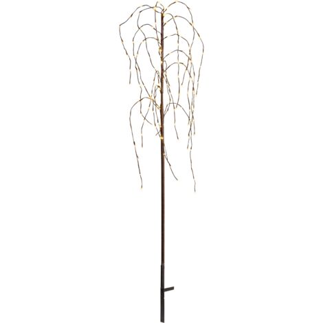 LED Gartenleuchte -Willow', Leuchtzweige, braun