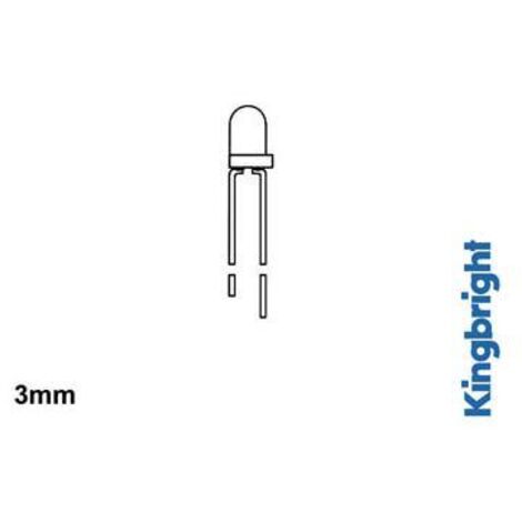 LED - GELB DIFFUS - STANDARD - 3 mm