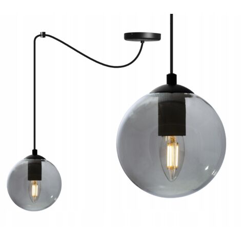 LED-Glaskugel-Deckenleuchte „Spinne“
