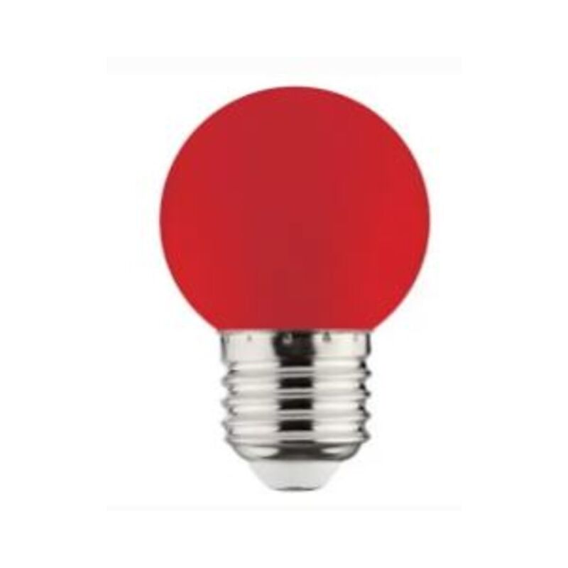 Bulbo da 1W Globe Red a LED (Eq. 8W) E27