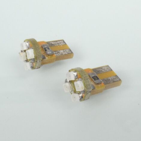 LED-Glühbirne 12V orange T10 W2.1X9.5D RMS für Motorrad Scooter