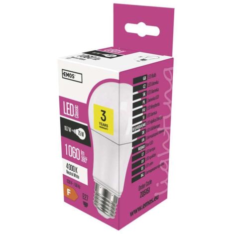 LED- Glühbirne A60 E27 neutralweiß 10.7 W  60 × 120 mm