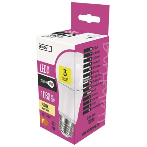LED- Glühbirne A60 E27 warmweiß 10.7 W  60 × 120 mm