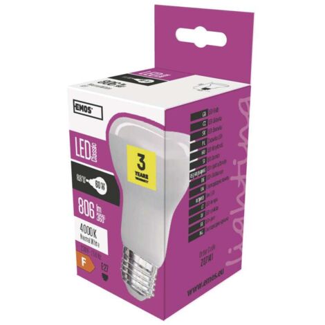LED-Glühbirne Classic R63 8.8W E27 neutralweiß