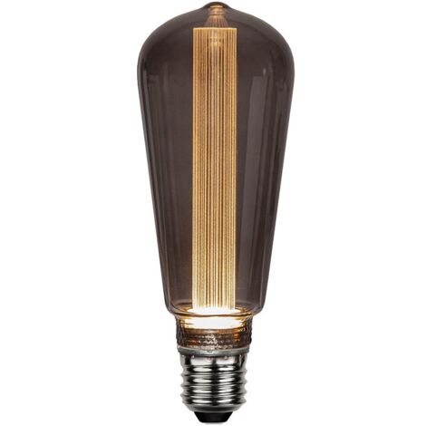 LED Glühbirne Decoled Classic Mood E27 rauchgrau H 164cm