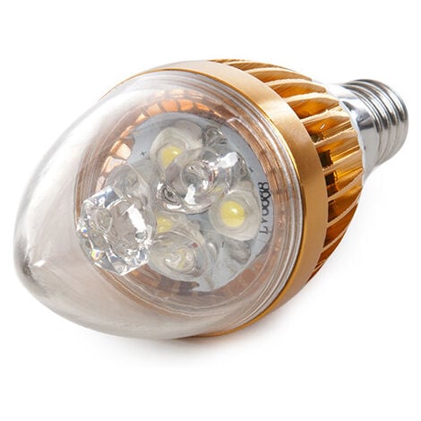 GREENICE Glühbirne LED E14 3W 240Lm 4200ºK 12VAC/Dc 40.000H [JL-12V-E14-3W-W]