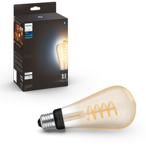 LED-Glühbirne Filament E27 7W 550 lm ST72 PHILIPS Hue White Ambiance Wählbar (Warm-Neutral)