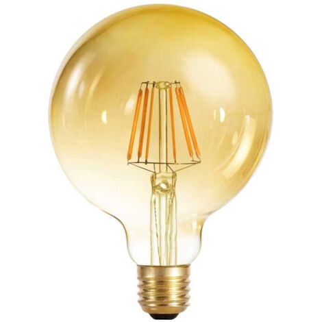 LED-Glühbirne G95 E27 6W 2000K Karamell