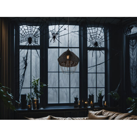 LED Gothic Pendelleuchte Dark Romantic Schwarz Dunkelromantik