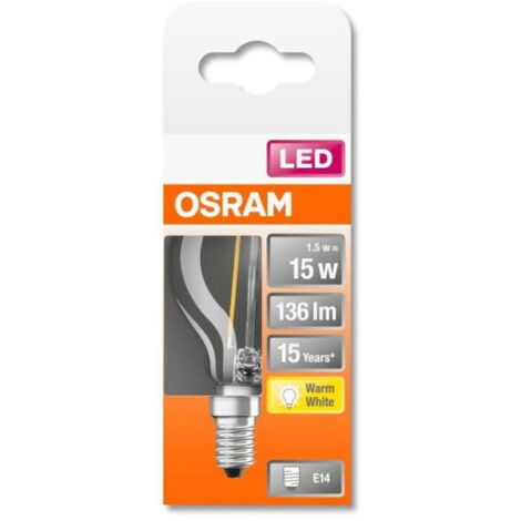 LED Goutte E14 1,5W 136lm clair