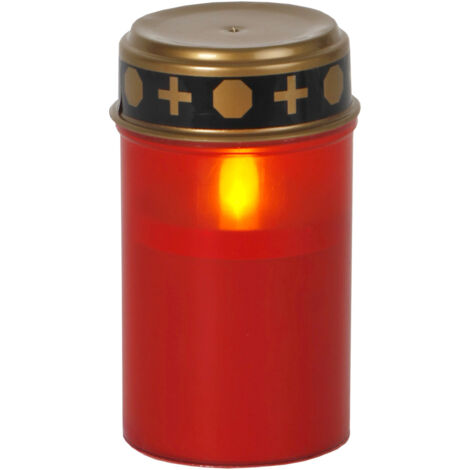 LED Grablicht -Serene', Timer, rot, 12cm
