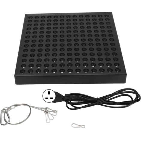 LED Grow Light Full Spectrum High Efficiency Luminous Plant Growing Lamp pour semis d'intérieur 85265V UK Plug 169 Bead(80W).