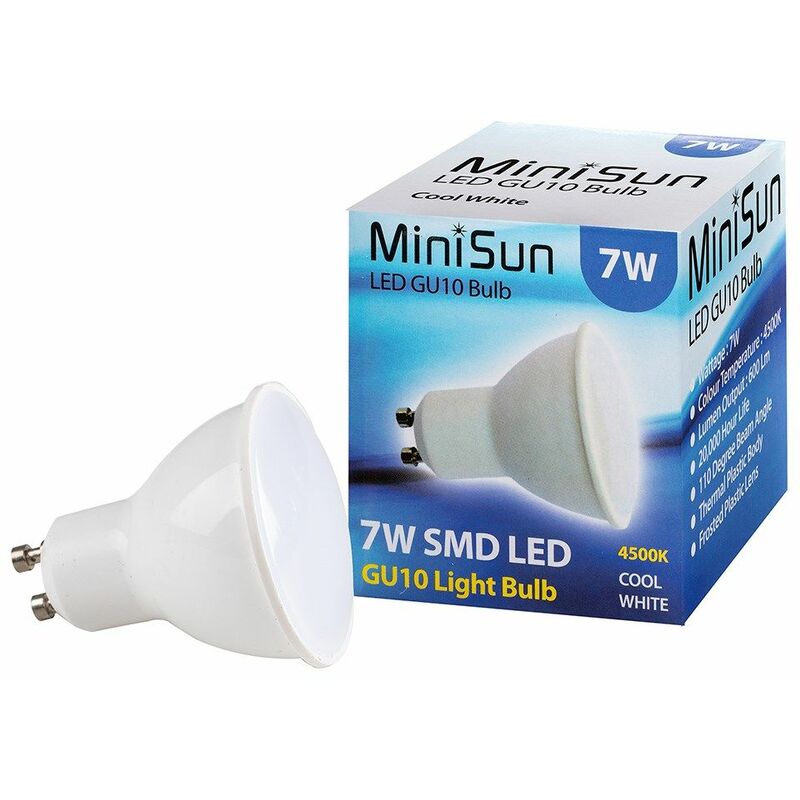 LED GU10 White(4500K) Light Bulb Spotlight Lightbulb Thermal Plastic - Single