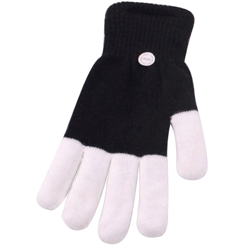 

Happyshopping - LED guantes de colores que brillan intensamente halloween bar party party alegria guantes de colores multifuncion dedos intermitentes