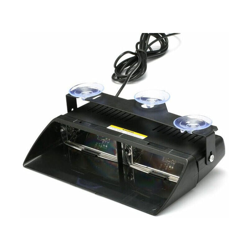 LED Gyrophare application de la loi d'urgence balise danger 16LED Camions SUV Intérieur Toit/Dash/Pare-brise