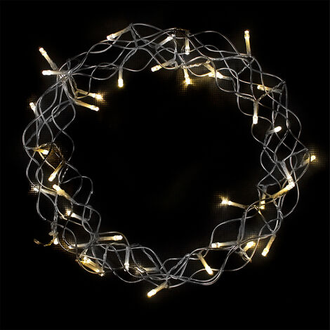 LED Hängekranz / Tischdekoration Metall Ø30cm-DLK061WT-prime