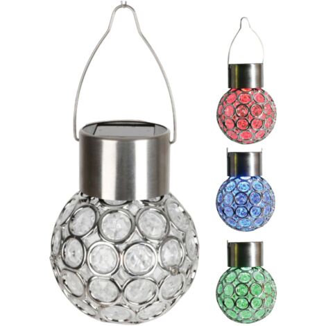 LED Hängeleuchte Farbwechsel Solarleuchte Gartenleuchte Hängelampe Solarlampe