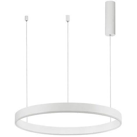 NOVA LUCE LED Hängeleuchte Motif Ø 60cm 2800lm Weiß