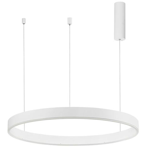 NOVA LUCE LED Hängeleuchte Motif Ø 80cm 3360lm Weiß