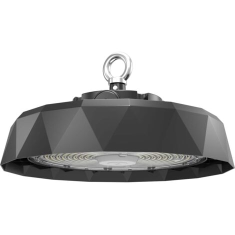 LED Hallenstrahler High Bay Industrial UFO HBM Evo 190lm/W Dimmbar 0-10V 6000K 90º Ohne Sensor Kaltweiß 150 W