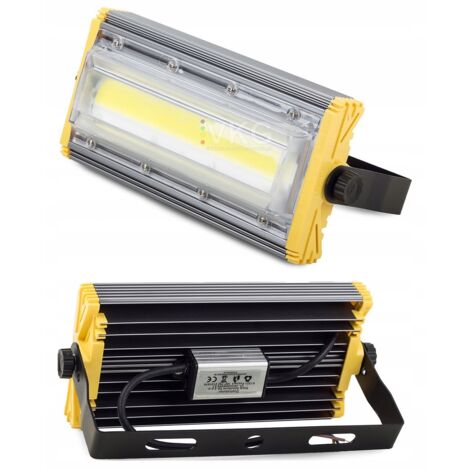 LED HALOGEN GARTENLAMPE AUSSEN 50W 6500LM