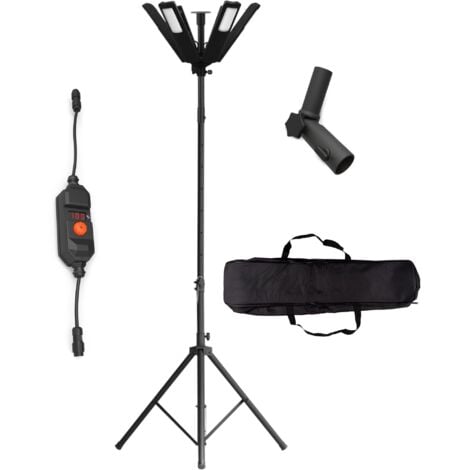 LED'S WORK LED Handwerker-Sonne 360°-Set + Stativ + Dimmer + Knickgelenk in Transporttasche