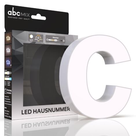 LED Hausnummer - c - CCT 12V 2700K/4000K/6500K