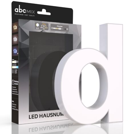 LED Hausnummer - d - CCT 12V 2700K/4000K/6500K