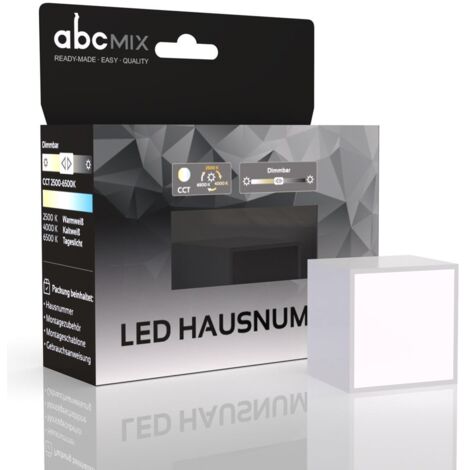 LED Hausnummer . Punkt CCT 12V 2700K/4000K/6500K