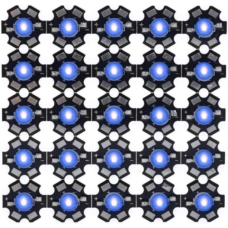 LED haute puissance Puce,AXD-3W Puces pourpres de la Lampe LED Haute Puissance Puce de Diode pour les Ampoules de Lampes Ampoule DIY