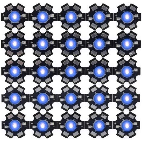LED haute puissance Puce,AXD-3W Puces pourpres de la Lampe LED Haute Puissance Puce de Diode pour les Ampoules de Lampes Ampoule DIY