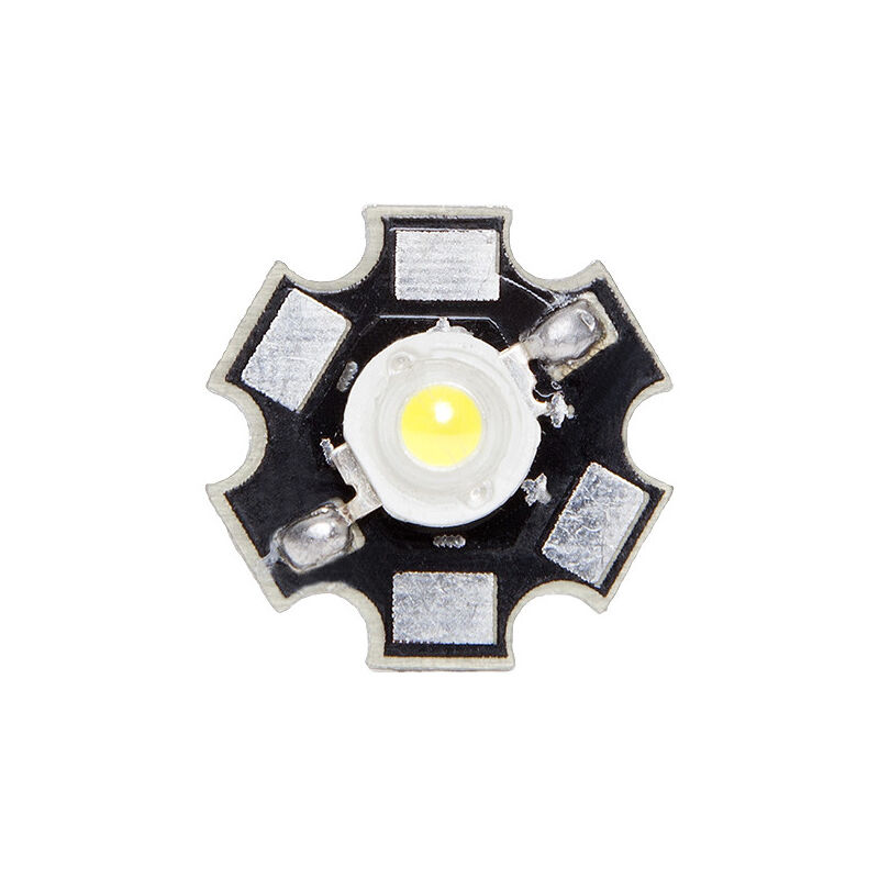 

Greenice - LED High Power 35X35 con Disipador 1W 120Lm 50.000H | Blanco Natural (CH-LED-1W-35MIL-D-CW)