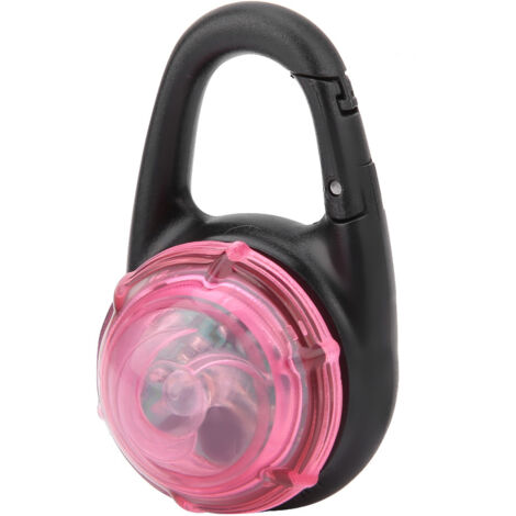 LED-Hundehalsband mit leuchtendem Anhänger – Rosa Nachtsicherheitsanhänger für nächtliche Spaziergänge