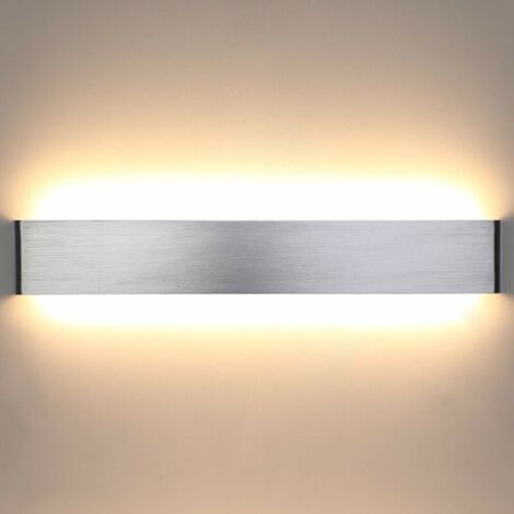 LED Indoor Wall Light 6W 15cm Wall Lamp 3000K Modern Wall Light Fixture IP44 for Children's Bedroom Living Room Staircase Corridor Bathroom Hotel Brushed Silver Warm White