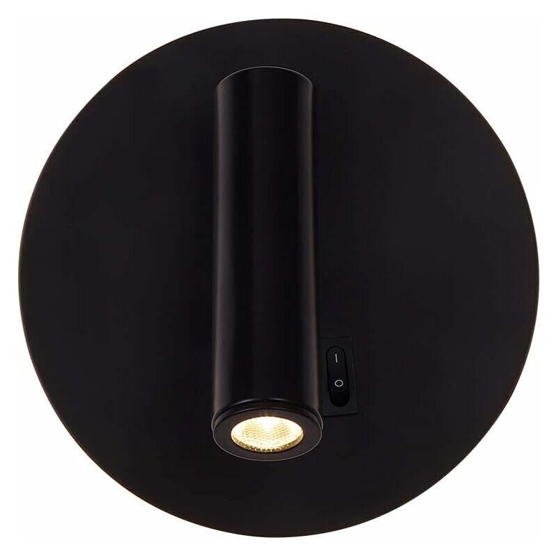 Led indoor wall light, for reading led flexible reading lamp (3 + 6W) led reading light wall light with switch Warm white 3000K Modern, Diameter: 14