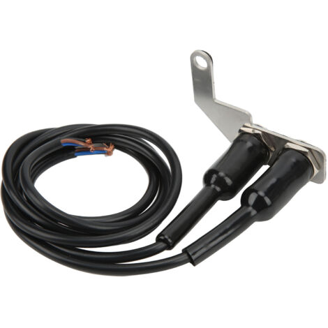 LED interrupteur de guidon de moto phare antibrouillard bouton marche/arrêt avec support en acier inoxydable pour vélo électrique bleu main gauche