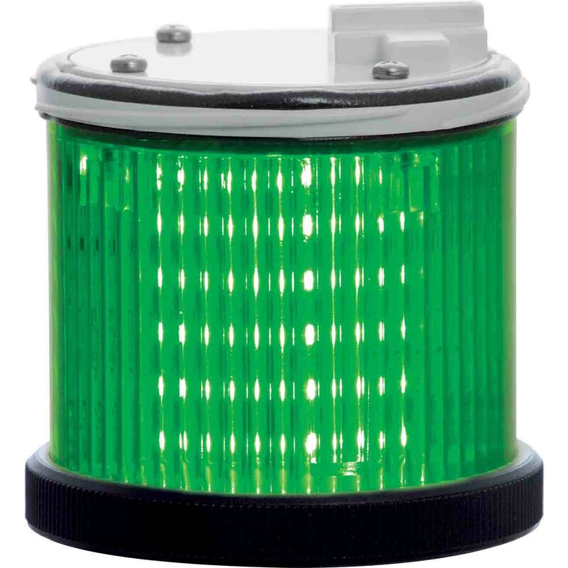 Module d'éclairage Flash, Fixe Vert, LED 24 V (c.a./c.c.)