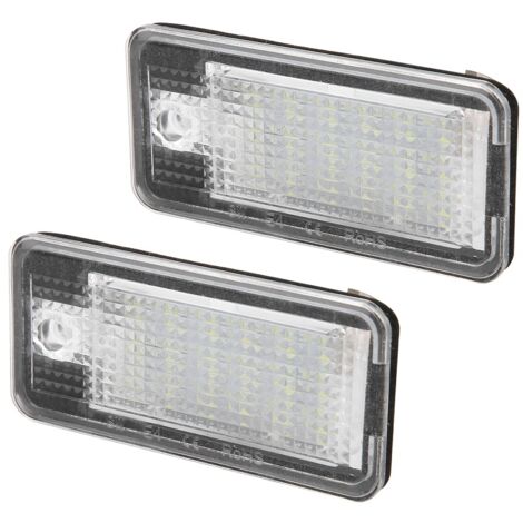 LED-Kennzeichenbeleuchtung, 2 Stück, 3W 12V, LEDs, für Audi A3.