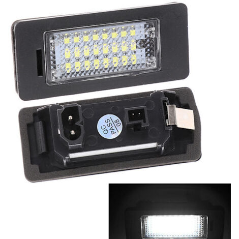 LED-Kennzeichenbeleuchtung/Rücklicht, kompatibel mit E-White, Einheitsgröße.