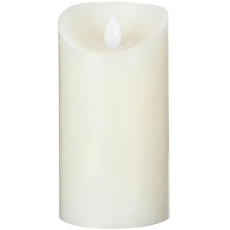 LED Kerze 20cm creme batteriebetrieben energiesparend