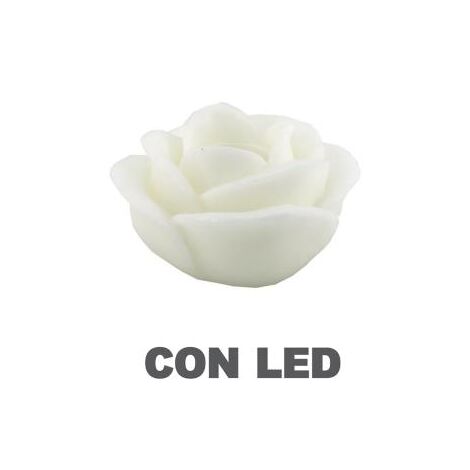 LED-Kerze rosa und weiß 32 x 20 h