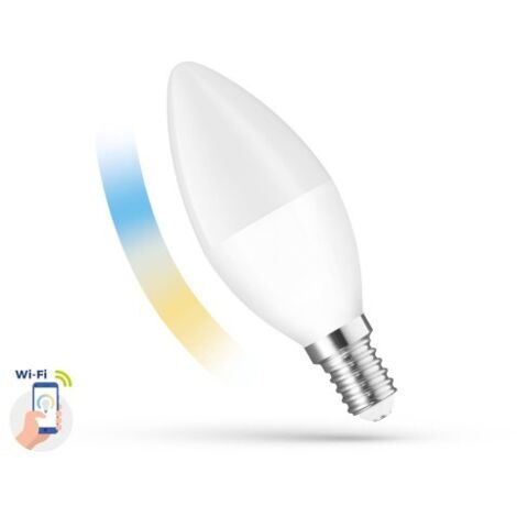 LED-Kerzenlampe 5W, 3000-6500K, E-14 230V CCT+DIM Wi-Fi SpectrumSMART WOJ+14413